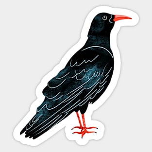 Cornish Chough, Cornwall Sticker